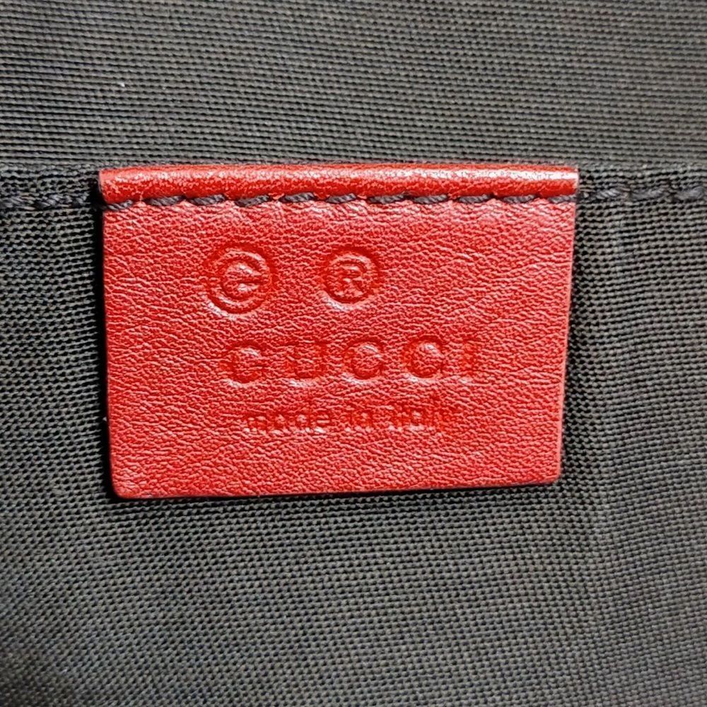 Auth Gucci Red Microguccisima Convertible 2way Mini Dome Satchel Crossbody - Picture 9 of 12